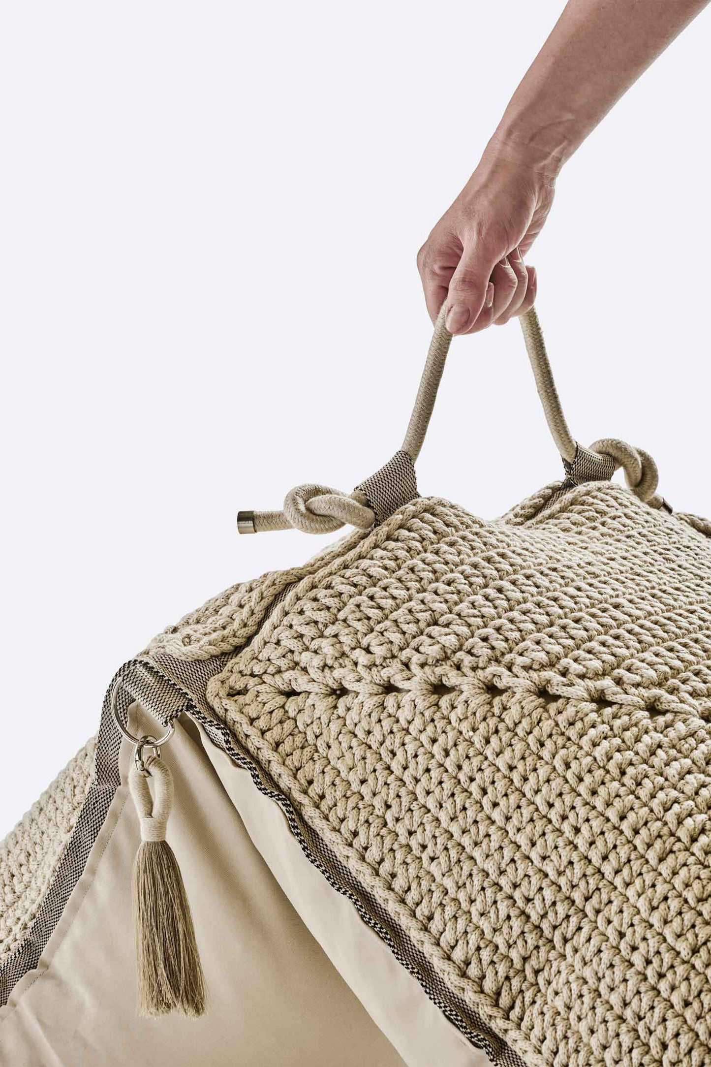 Utendørs Innendørs Dobbel Pute Sand