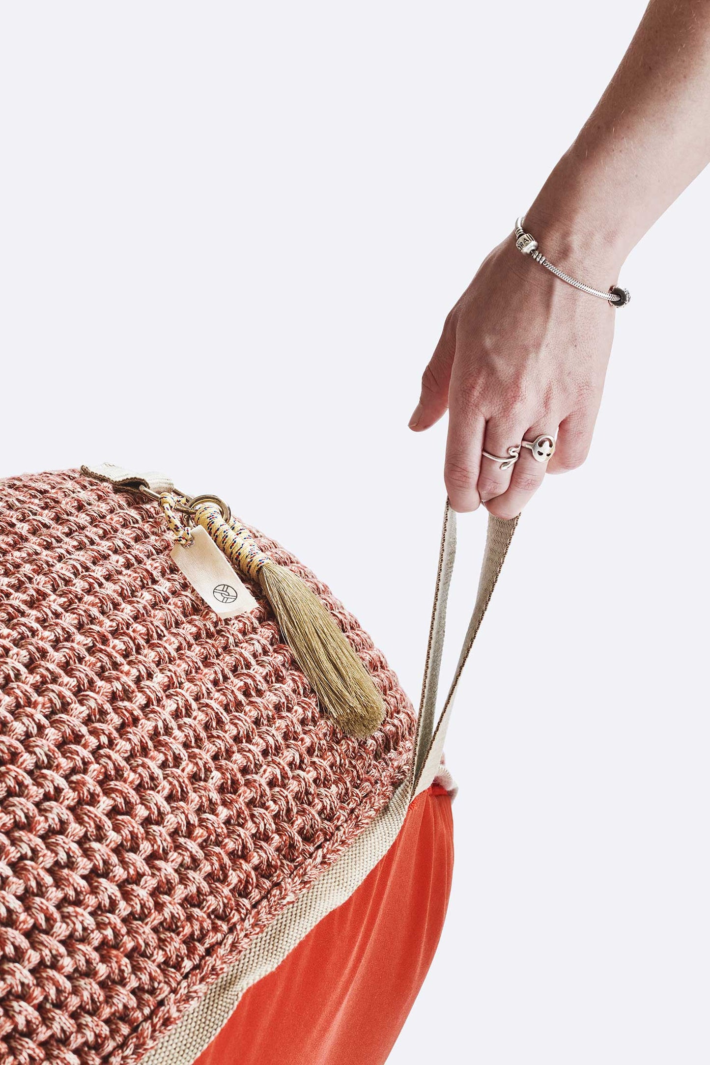 Utendørs Innendørs Rund Puff Leire