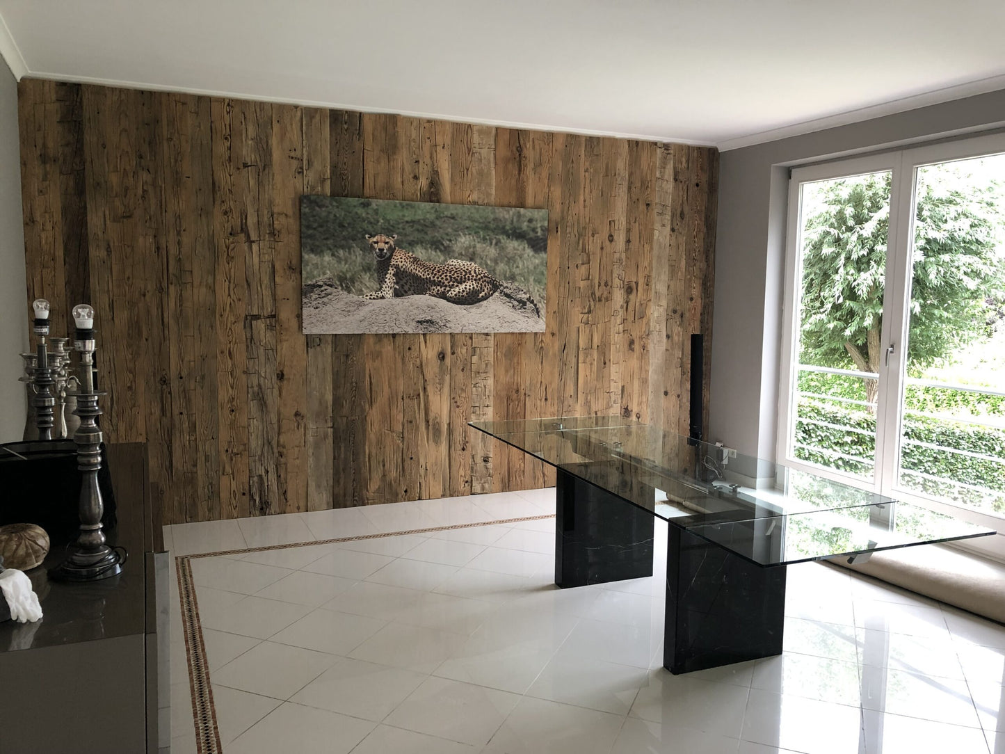 Gammel Kanadisk Veggbekledning Rough Jacket Boards